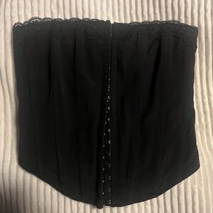 Garage strapless corset top in small (black) never worn